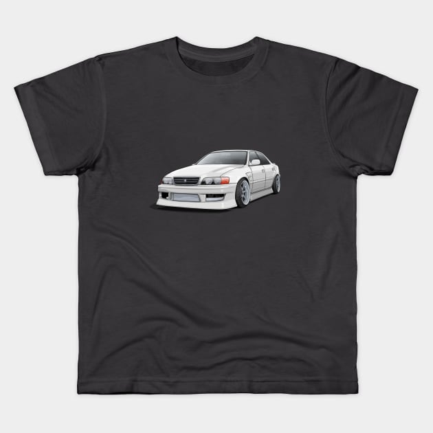 Chaser Jzx 100 Kids T-Shirt by ArtyMotive